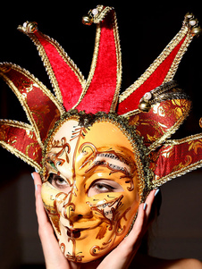 Multicolor Couronne résine masque unisexe