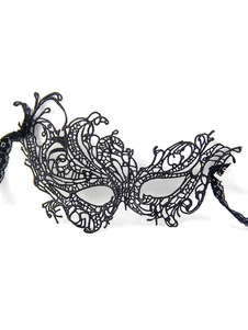 Masque de mélange Poly/coton noir pour femmes