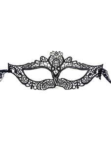 Masque de mélange Poly/coton noir pour femmes