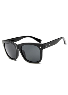 Chic lunettes des hommes oranges multicolore mode