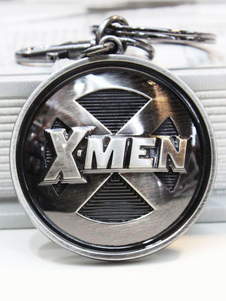Toussaint Cosplay Animé-porte-clés en métal argent X-Men
