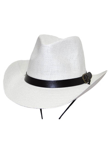 Cow-Boy blanc synthétique Cosplay Cap