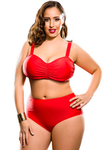 Maillot de bain 2 pièces en polyester