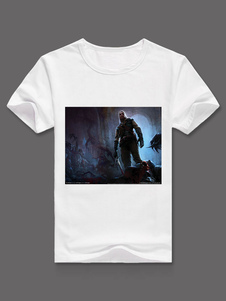 Le Witcher Anime synthétique T-Shirt blanc