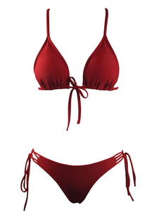 Bikini beau lacets bretelles pour femme