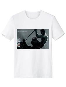 Toussaint Cosplay T-Shirt blanc X-Men Cartoon impression synthétique