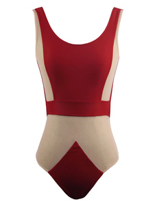 Maillot de bain 1 piece creusé pour femme