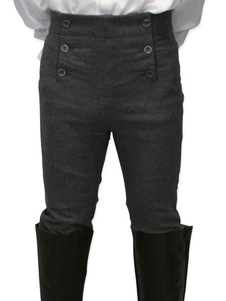 Costume rétro noir en coton