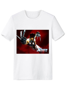 X-Men blanc imprimer T-Shirt Chic synthétique