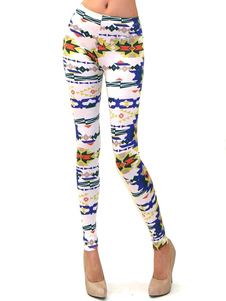 Caleçon de qualité pour femme bohémienblanc multicolore