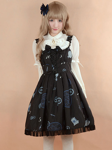 Robe lolita en chiffon impression