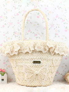 Sac de lolita Joli blanc avec dentelle