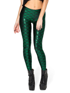 Leggins pour femmes bohémiensmulticolore style peinture