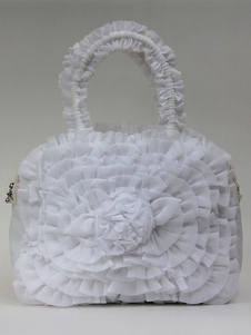 Sac de lolita Joli blanc avec dentelle