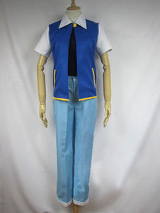 Pokemon Anime Ash Ketchum Halloween Cosplay Costume