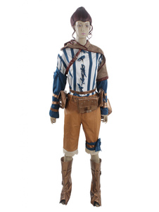 Multicolor The Witcher PU Cosplay Costume