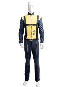 Toussaint Cosplay Costume X-Men deux tons Faux cuir tendance