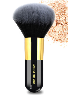 Pinceaux de maquillage noirs