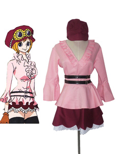 One Piece multicolore écharpe tissu uniforme Cosplay Costume