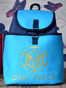 One Piece bleu impression toile Anime sac