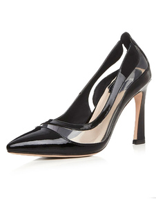 Chaussures à talons aigus en peau de vache