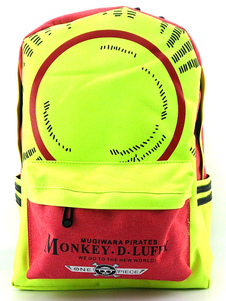 Toussaint Cosplay Lettres multicolores imprimer pièce un sac de toile Anime