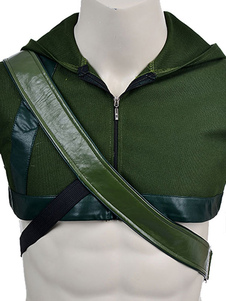 Toussaint Cosplay Costume Flèche Verte lanterne toile PU