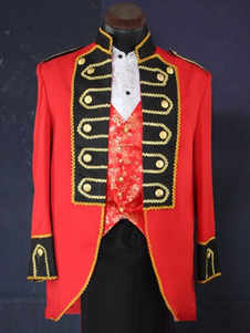 Baroque multicolore Royal Court synthétique Costumes pour hommes