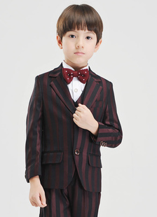 Costume de costume rayures Polka Dot Polyester pour enfants garçonnet multicolor