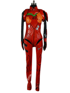 Multicolor Soryu Asuka Langrey Neon Genesis Evangelion PU Jumpsuit