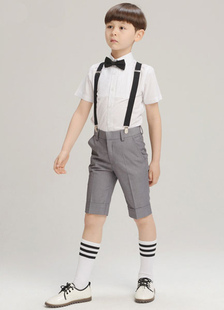 Noir costume coton mélange Polyester costume du garçon