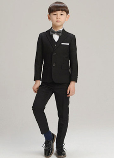 Noir costume papillon coton mélange Polyester costume du garçon