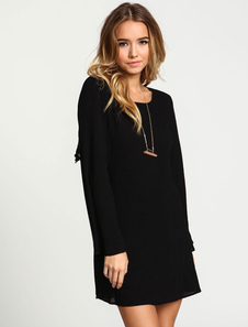 Robe courte blanche Backless découpe acrylique robe