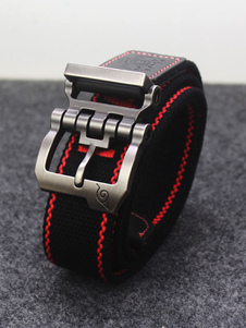 Naruto courroie alliage noir toile Anime