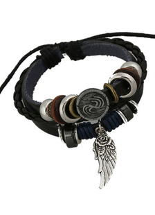 Bracelet multicolor simili cuir Chic Bracelet pour hommes
