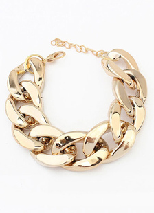 Bracelet en or Chain Link alliage Bracelet pour les femmes