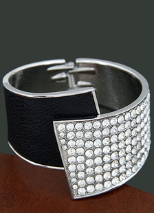 Bracelet multicolore strass Bracelet métal Chic pour les femmes