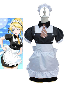 LoveLive ! Ayase Eli Maid Toussaint Cosplay Costume