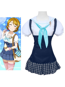 LoveLive ! Koizumi Hanayo Toussaint Cosplay Costume School Uniform