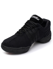 Danse noir chaussures lacets Textile Chaussures de sport pour femmes