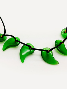 Naruto Cosplay Collier Collier Jade vert synthétique