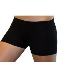 Black Shorts Slim Fit Polyester pour les femmes