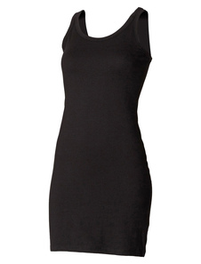 Camis noir robe coton Chic Mini robe pour femmes