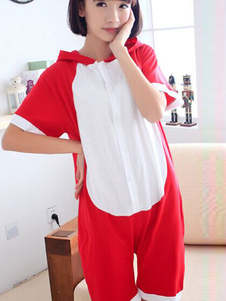 Multicolor Fox Costume pyjama de coton à capuchon