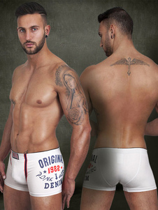 Slips blanc Slim Fit coton caleçons pour hommes