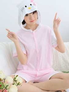 Bonjour Kitty Costume capuche coton pyjama