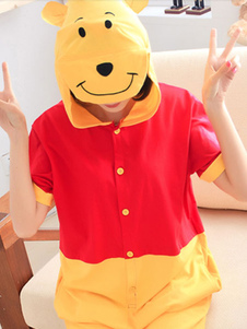 Winnie l'ourson pyjama de coton à capuchon de Costume