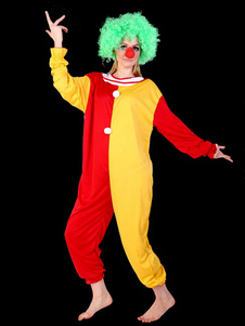 Toussaint Cosplay Costume Polyester Color Block Clown