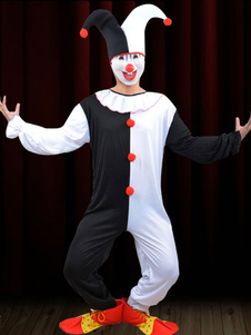 Toussaint Cosplay Costume Polyester Clown multicolor boutons