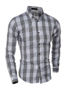 Chemise multicolore impression coton Casual Shirt pour hommes